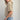 Eesome cropped leopard print knit top in Honey — tonal tan spots on honey knit. Front detail on-model.