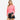 Avery Apparel AV1230-BETTY Solid Semi Sheer Mock Neck Mesh Top NEON PINK - Circle A
