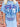 Rock & Roll BWD1R08408 Vestido Camiseta Gráfico Azul Cielo