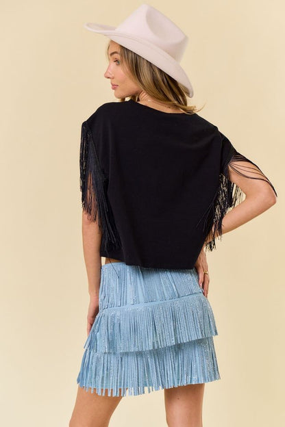 Cowgirl Fringe Tee