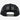 Hooey 2548T-GYBK Lakota Grey / black 5-Panel Trucker with Grey / Black Rectangle Patch - OSFA - Circle A