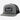 Hooey 2548T-GYBK Lakota Grey / black 5-Panel Trucker with Grey / Black Rectangle Patch - OSFA - Circle A