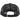 Gorra Hooey Rank Stock Trucker Negra de 5 paneles con costuras amarillas y blancas - Talla única