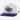 Hooey 2576T-WH Pabst Blue Ribbon White 5-Panel Trucker with Blue / Red Patch - OSFA - Circle A