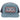 Gorra trucker de 5 paneles Hooey 2659T-BLNV Loop, azul claro/marino, con parche rectangular a rayas multicolores