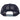 Gorra trucker de 5 paneles Hooey 2659T-BLNV Loop, azul claro/marino, con parche rectangular a rayas multicolores