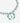 Lainey Wilson 37N00015 NK 22IN STONE SQUASH BLOSSOM - SLV/TURQ - Circle A