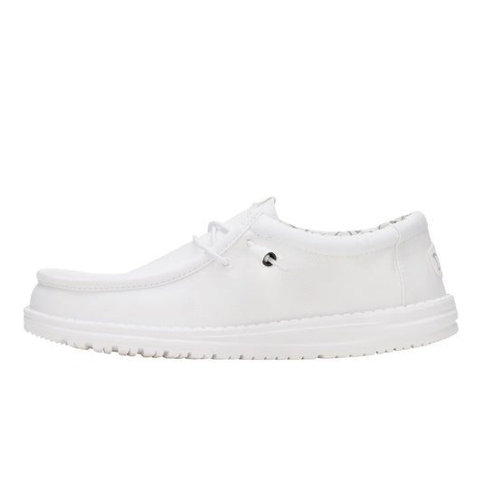 HEY DUDE Wally Stretch Canvas White