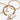 Lainey Wilson 37B00005 BR BEADED CHARM STRETCH - GLD/NATURAL - Circle A