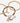Lainey Wilson 37B00005 BR BEADED CHARM STRETCH - GLD/NATURAL - Circle A