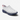 Circle A Western and Work Kane Revive recovery slip-on in white with a blue speckled sole and patriotic heel tab.