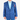 Circle A Western and Work men's blue western-cut sport coat featuring a tonal floral pattern over a brick wall background