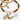 Lainey Wilson 37B00005 BR BEADED CHARM STRETCH - GLD/NATURAL - Circle A