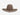Rodeo King 60X felt cowboy hat in Natural — open crown, 4½" flat brim. Front view.