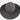 Rodeo King 10X felt cowboy hat in Charcoal — uncreased open crown. Top view.