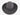 Rodeo King 10X felt cowboy hat in Charcoal — uncreased open crown. Top view.