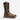 Circle A Western and Work Durango Rebel Western boot in distressed oak bark leather with a black shaft and round toe.