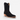 Circle A Western and Work R. Watson black roughout leather cowboy boot with a 9-inch shaft and pointed toe.