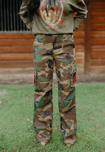 Rodeo Quincy Heavenly Horse Camo Pant