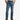 Tecovas Men's Slim Straight Stretch Denim jean Medium Indigo — front view on model