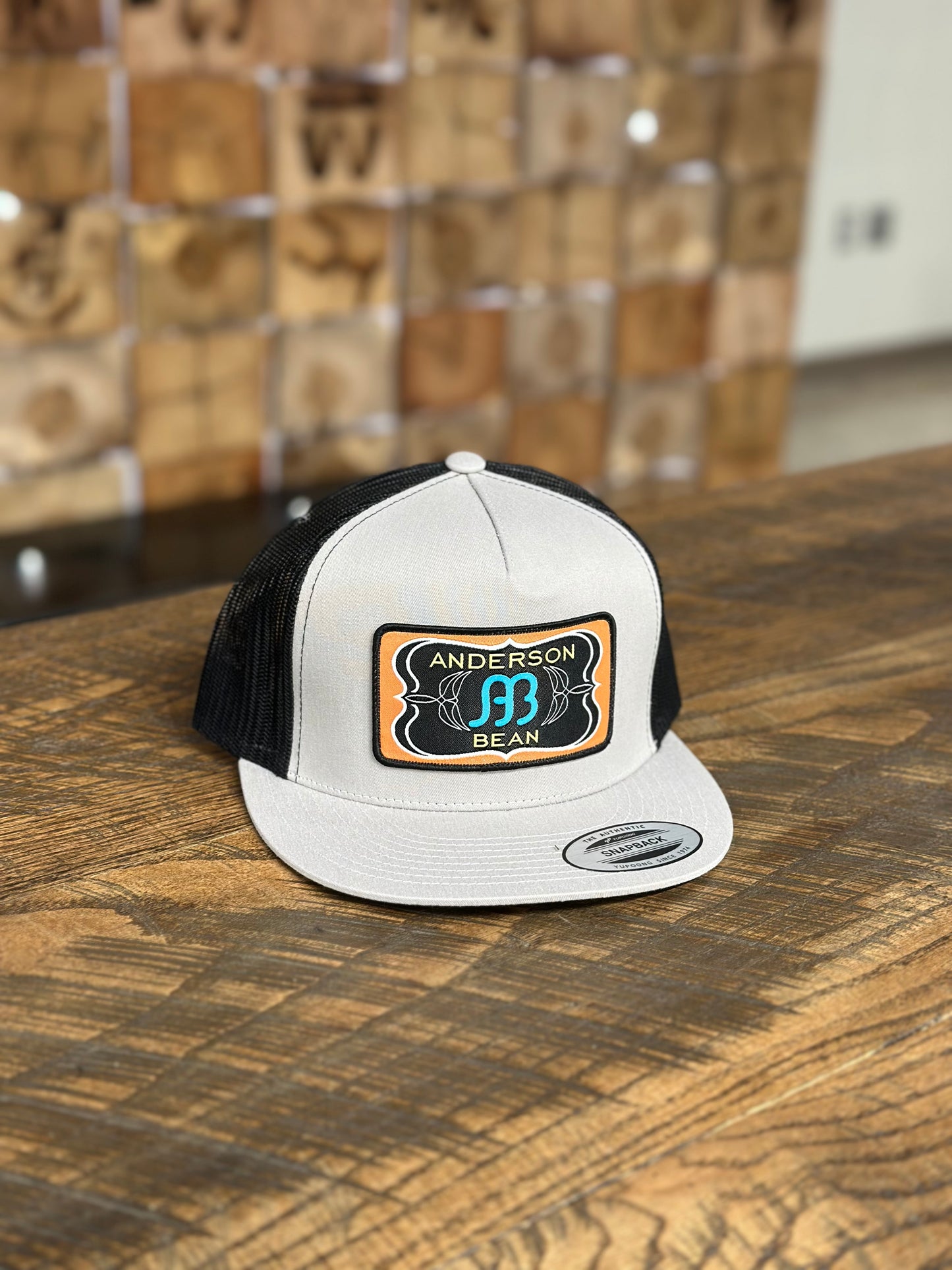 Red Dirt Hat Co  Anderson Bean AB12 Silver/ Black 5 Panel
