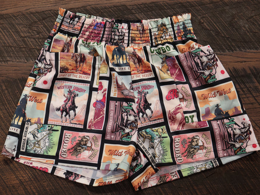 Raegan Vintage Smock Waist Shorts