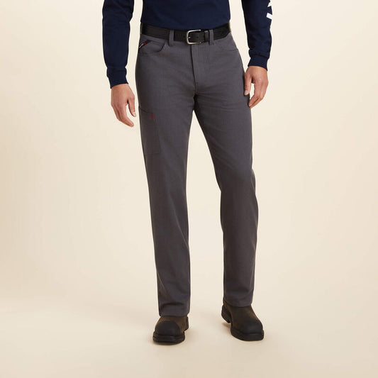 Ariat 10043153 MENS FR M4 Relaxed Crossfire Straight Pant Iron Grey