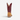 Fenoglio Rosston men's cowboy boot in Nubuck with Burgundy top — cutter toe. Back view.