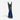 Circle A Western and Work R. Watson blue jean sueded ostrich leg western boot with narrow square toe and contrast stitch