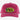 Gorra trucker Hooey CR112 rosa de 5 paneles con parche ovalado amarillo/negro - Talla única