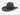 Rodeo King 10X felt cowboy hat in Charcoal — 6" open crown, 4½" flat brim. Three-quarter view.