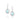 Montana Silversmiths ER2536 River Lights on Ice Teardrop Earrings