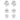 Montana Silversmiths ER5324 Triple Play Crystal Post Earrings