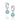 Montana Silversmiths ER6482 Desert Moonlight Turquoise Earrings