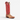 Hondo  Waxy Brown and Red Square Toe Boot - Circle A