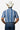 Ferrell Brand FPS1026028 Hudson in Blue - Men's Short Sleeve Snap - Circle A