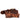 Hooey HMBLT068 MNS Gambler Brown/Black Filigree Belt