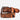 Hooey HMBLT068 MNS Gambler Brown/Black Filigree Belt