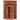 Hooey HMC032-TNBR Sawyer Hooey Ostrich Print Leather Money Clip with Brown Overlay and Turquoise Accent - Circle A