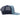 Gorra trucker de 5 paneles Hooey Lakota Turquesa / Azul Marino con parche rectangular azul marino / blanco - Talla única