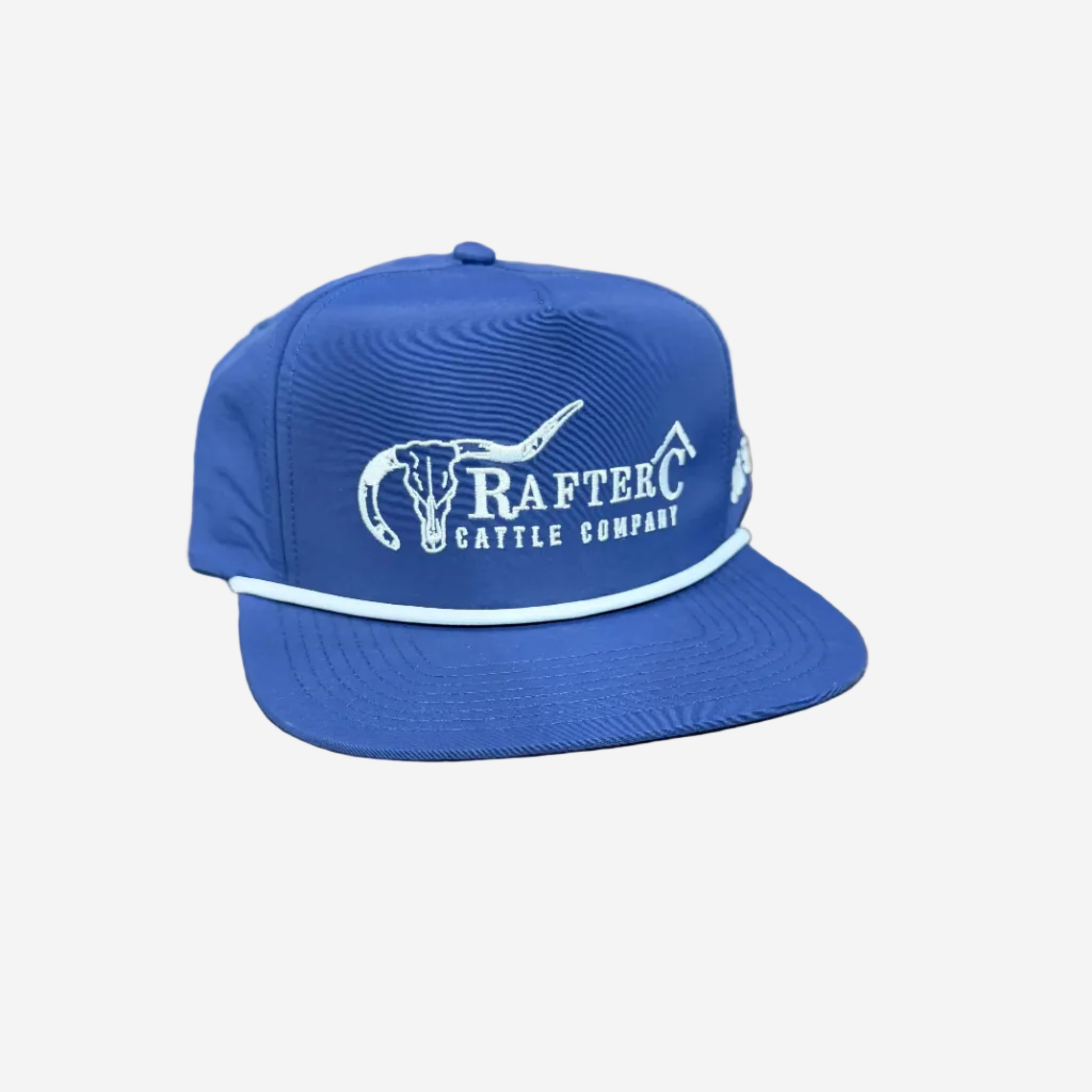 Navy Rafter Rafter C Cattle Co Cap Navy with White Rope – Circle A