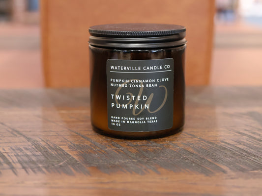 Waterville Candle Soy 2 Wick Slow Burn 16oz Candle