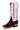 Macie Bean M7512 Women's Cosmic Cowgirl Violet Suede & Metallic Square Toe - Circle A