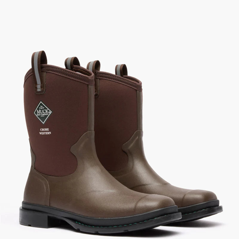 Muck Men Brown 12" Western