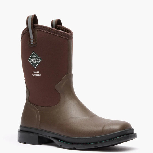 Muck Men Brown 12" Western