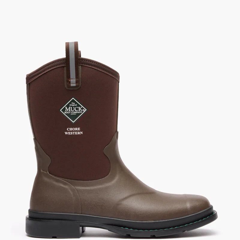Muck Men Brown 12" Western