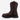 Twisted X 11" Work Pull On Boot in Dark Brown - leather shaft with pull tabs. Inside profile view.