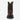 Twisted X 11" Work Pull On Boot in Dark Brown - round nano composite toe box. Front view.