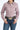 Cinch MSW9165084 MUJER M/L RAYAS LILA