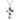 Montana Silversmiths NC3771 Born In the USA Patriotic Cross Necklace